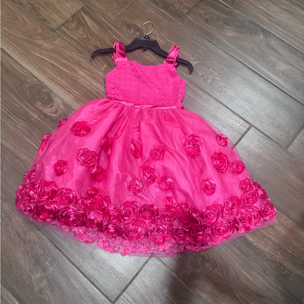 Elegant Pink Kids Dress sz 12